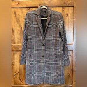 Plaid Coat Small